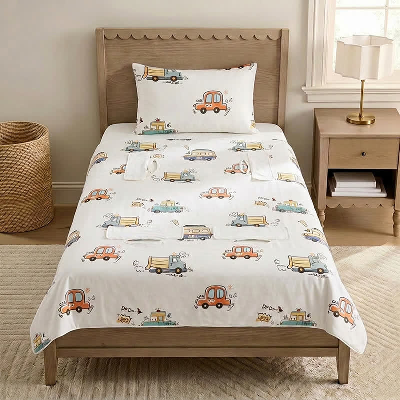 Couverture d'été pour bébé en gaze de coton Ownkoti Bus - image 2