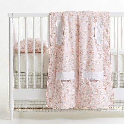Couverture bébé en gaze de coton à motif floral doux Ownkoti - image 4
