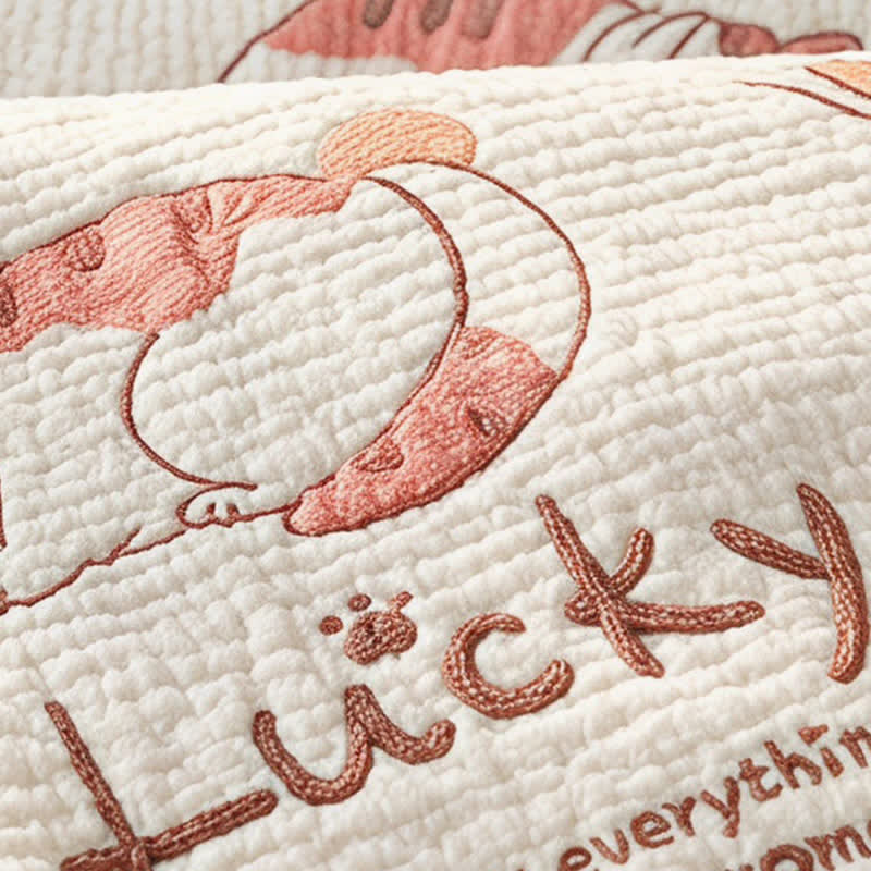 Couverture bébé matelassée en lyocell Ownkoti Lucky Kitty - image 4