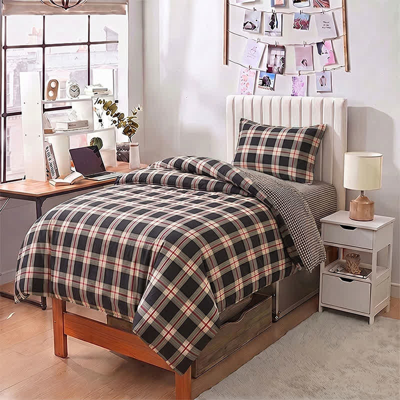 Ensemble de literie pour dortoir Ownkoti Heritage Plaid Twin XL - image 5