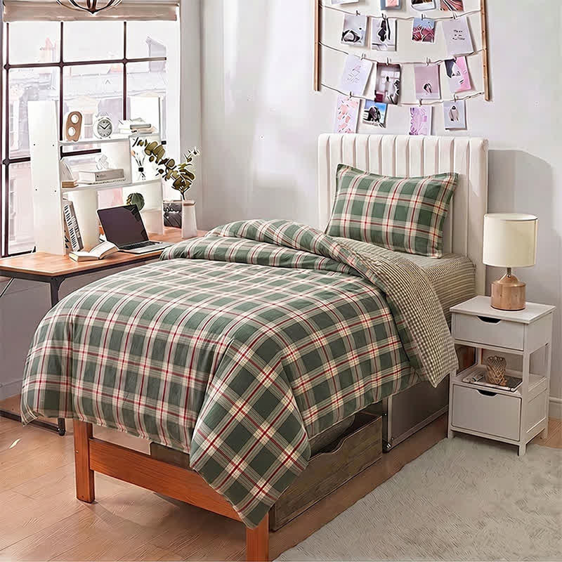 Ensemble de literie pour dortoir Ownkoti Heritage Plaid Twin XL - image 1