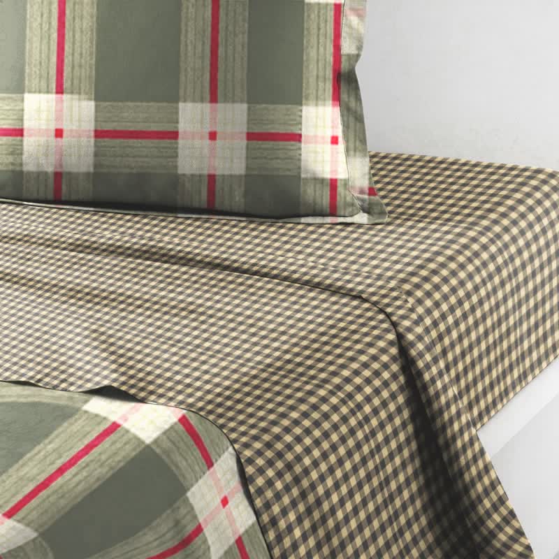 Ensemble de literie pour dortoir Ownkoti Heritage Plaid Twin XL - image 3