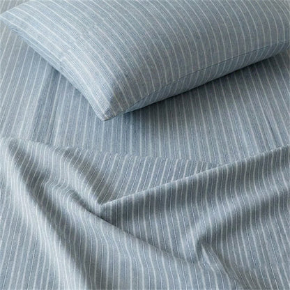 Ensemble de literie Ownkoti Nordic Stripe en coton pour lit simple XL - image 4