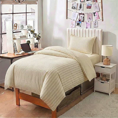 Ensemble de literie Ownkoti Nordic Stripe en coton pour lit simple XL - image 7