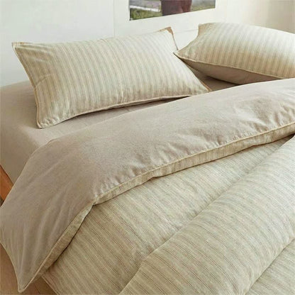 Ensemble de literie Ownkoti Nordic Stripe en coton pour lit simple XL - image 8