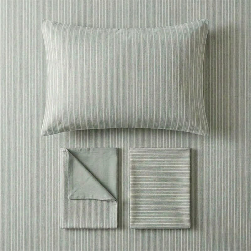 Ensemble de literie Ownkoti Nordic Stripe en coton pour lit simple XL - image 15