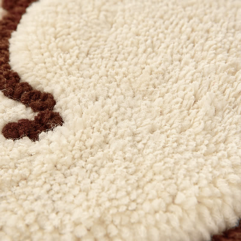 Coussin de siège Ownkoti en imitation cachemire à motif chat bouclé - image 5