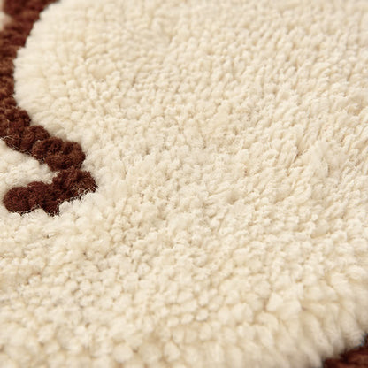 Coussin de siège Ownkoti en imitation cachemire à motif chat bouclé - image 5