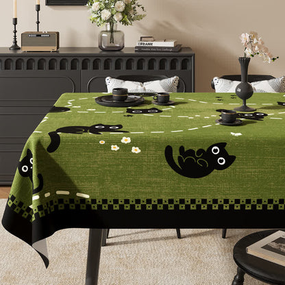 Nappe imperméable en PVC Ownkoti Playful Cat Garden - image 2