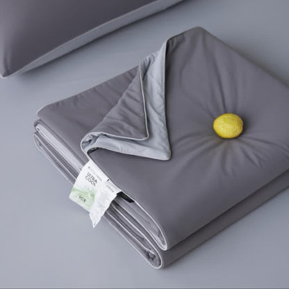 Couette d'été légère et rafraîchissante de style nordique Ownkoti - Gris - 79" × 91" - image 10