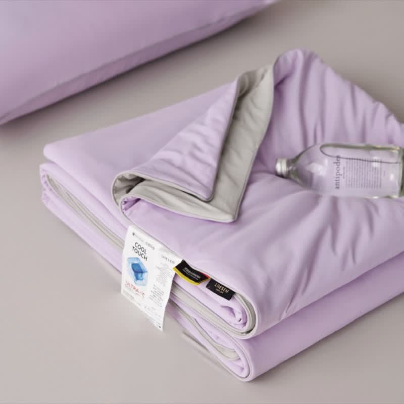 Couette d'été légère et rafraîchissante de style nordique Ownkoti - Violet doux - 79" × 91" - image 12