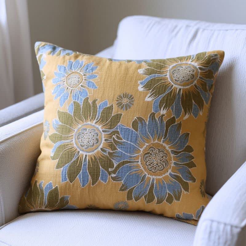Coussin décoratif à motif tournesol Ownkoti Garden - image 3