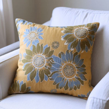 Coussin décoratif à motif tournesol Ownkoti Garden - image 3
