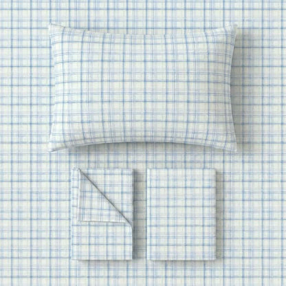 Ensemble de literie pour dortoir à carreaux épais et fins Ownkoti - image 10