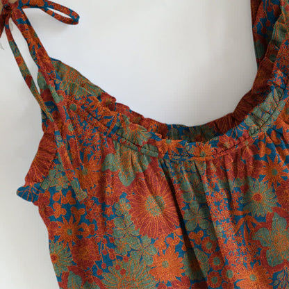 Ensemble de vêtements d'intérieur à bretelles et motif floral vintage Ownkoti - image 4
