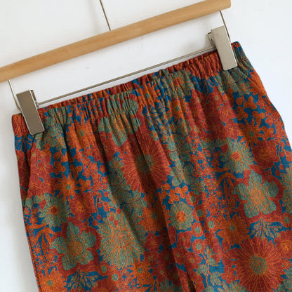 Ensemble de vêtements d'intérieur à bretelles et motif floral vintage Ownkoti - image 5