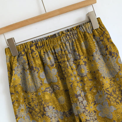 Ensemble de vêtements d'intérieur à bretelles et motif floral vintage Ownkoti - image 8