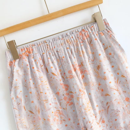 Ensemble de détente Ownkoti à bretelles fines et imprimé floral. - image 3