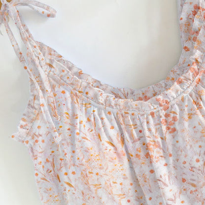 Ensemble de détente Ownkoti à bretelles fines et imprimé floral. - image 2
