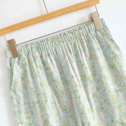 Ensemble de vêtements d'intérieur à bretelles et motif floral rose tendre Ownkoti - image 2