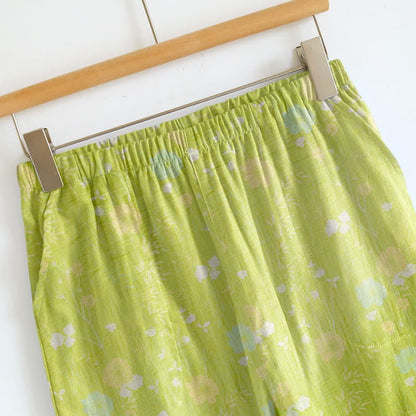 Ensemble lounge à bretelles et bretelles à motif floral doux Ownkoti - image 2