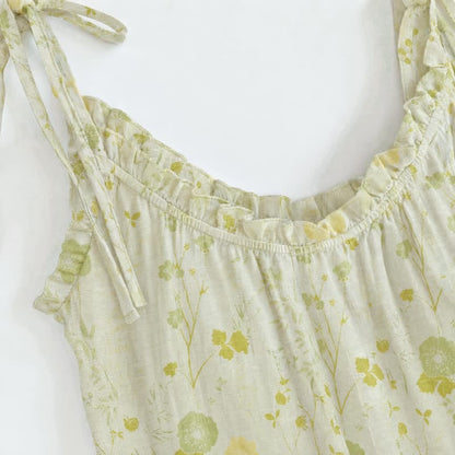Ensemble lounge à bretelles et bretelles à motif floral doux Ownkoti - image 6