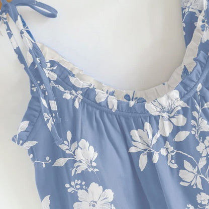 Ensemble de vêtements d'intérieur fleuris doux Ownkoti - image 1