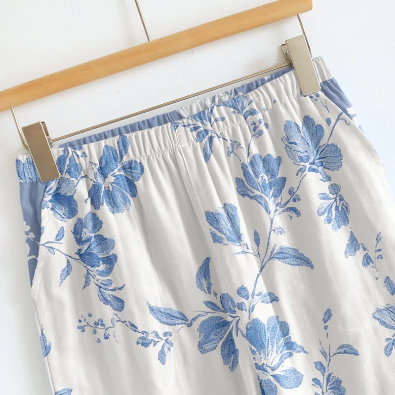 Ensemble de vêtements d'intérieur fleuris doux Ownkoti - image 6
