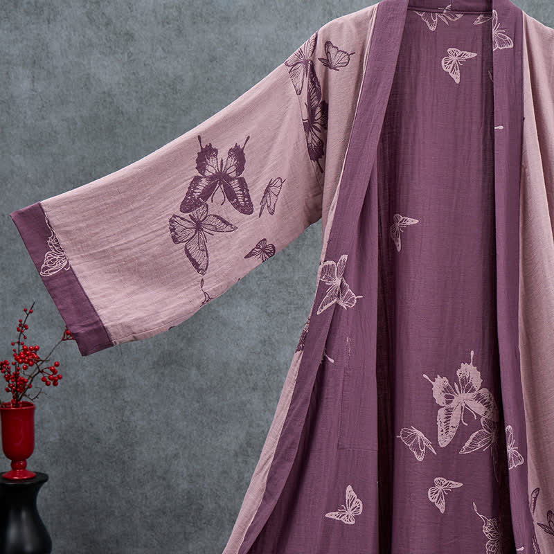 Kimono Ownkoti Butterfly en coton double gaze - image 9