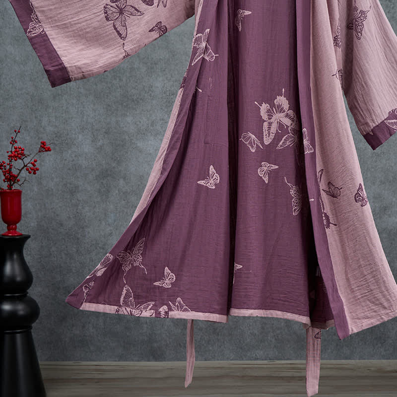Kimono Ownkoti Butterfly en coton double gaze - image 11