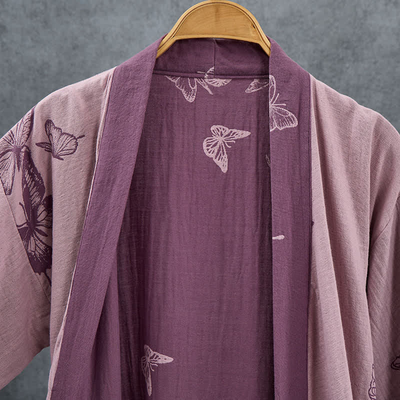 Kimono Ownkoti Butterfly en coton double gaze - image 10