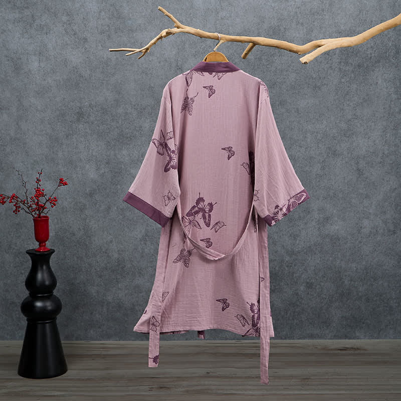 Kimono Ownkoti Butterfly en coton double gaze - image 8