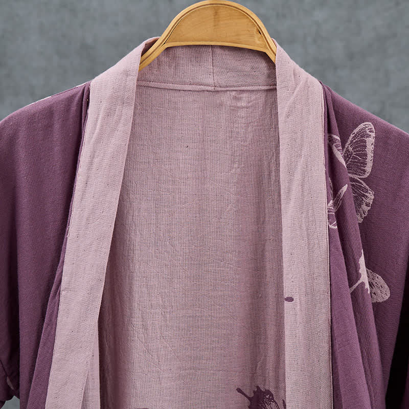 Kimono Ownkoti Butterfly en coton double gaze - image 3