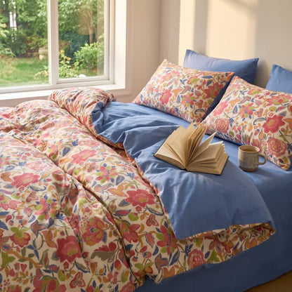 Ensemble de literie Ownkoti Cottage Floral en coton double gaze - image 1