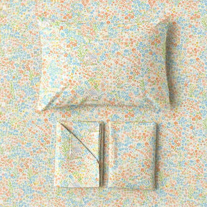 Ensemble de literie pour dortoir Ownkoti à fleurs discrètes, lit simple XL - image 4