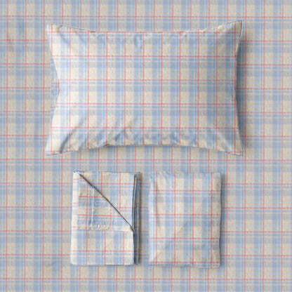 Ensemble de literie Ownkoti Pastel Vichy Twin XL - image 5