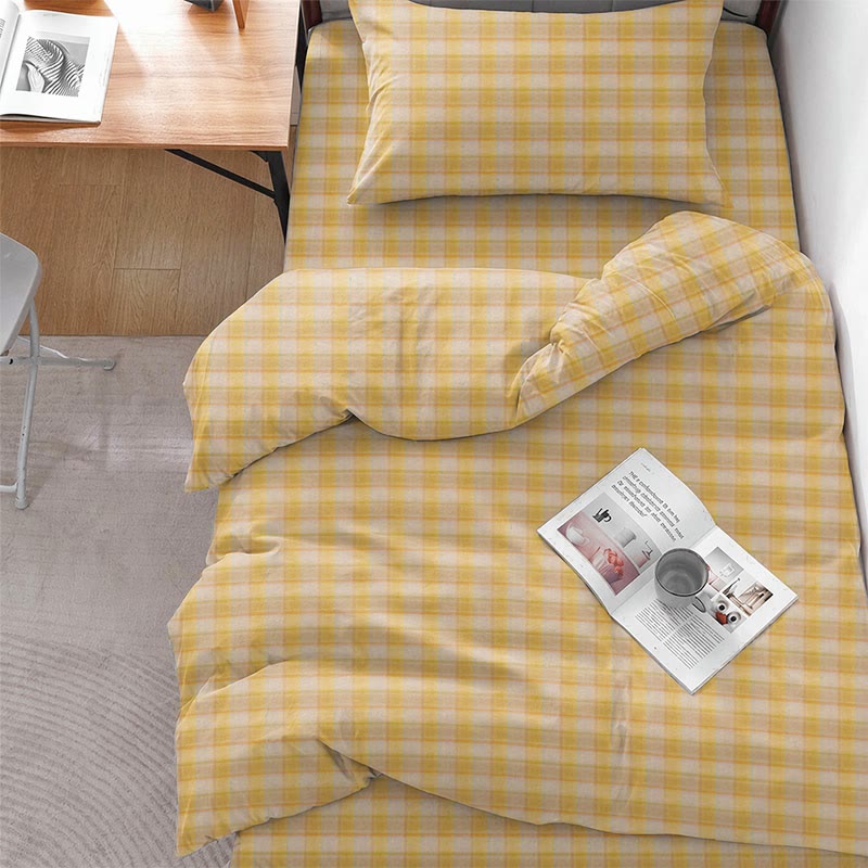 Ensemble de literie Ownkoti Pastel Vichy Twin XL - image 7