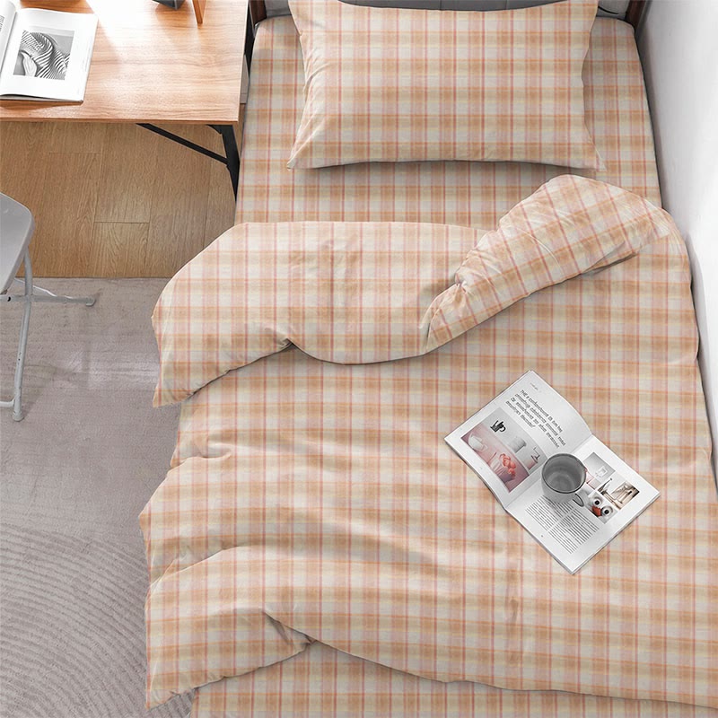 Ensemble de literie Ownkoti Pastel Vichy Twin XL - image 13