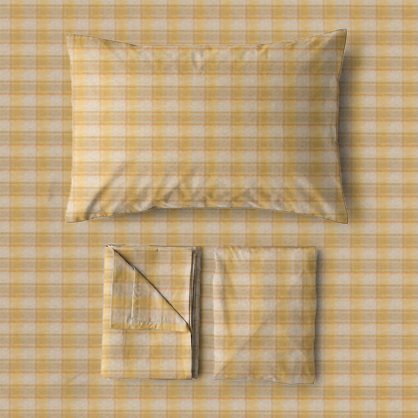 Ensemble de literie Ownkoti Pastel Vichy Twin XL - image 11