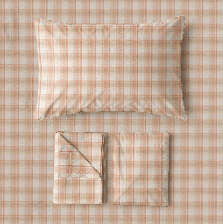 Ensemble de literie Ownkoti Pastel Vichy Twin XL - image 17