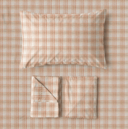 Ensemble de literie Ownkoti Pastel Vichy Twin XL - image 17