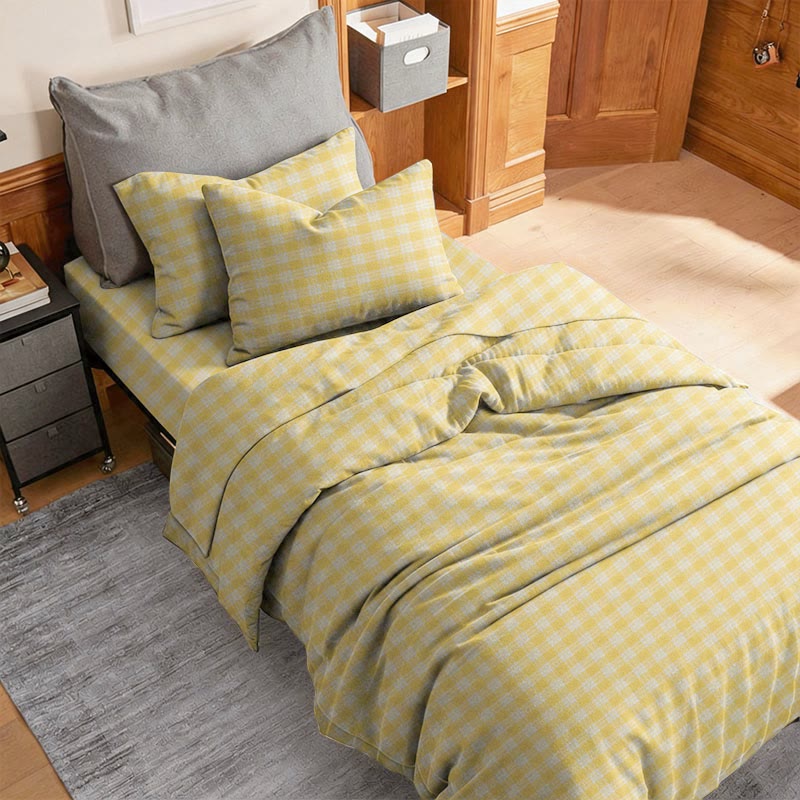 Ensemble de literie pour dortoir Ownkoti Sunny Gingham Twin XL - image 2