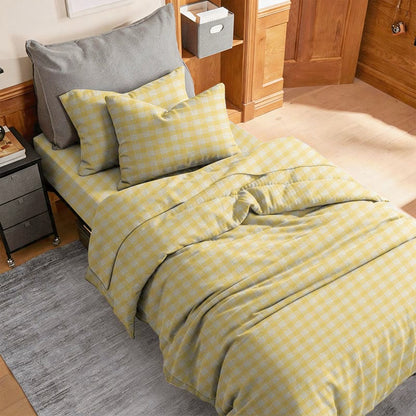 Ensemble de literie pour dortoir Ownkoti Sunny Gingham Twin XL - image 2