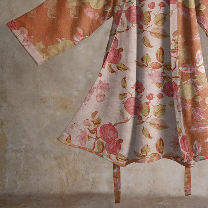 Kimono en coton à imprimé botanique grenade Ownkoti - image 4