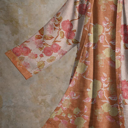 Kimono en coton à imprimé botanique grenade Ownkoti - image 7