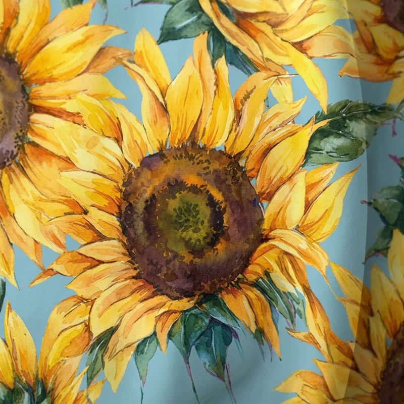 Rideau de douche imperméable Ownkoti Nordic Sunflower - image 4