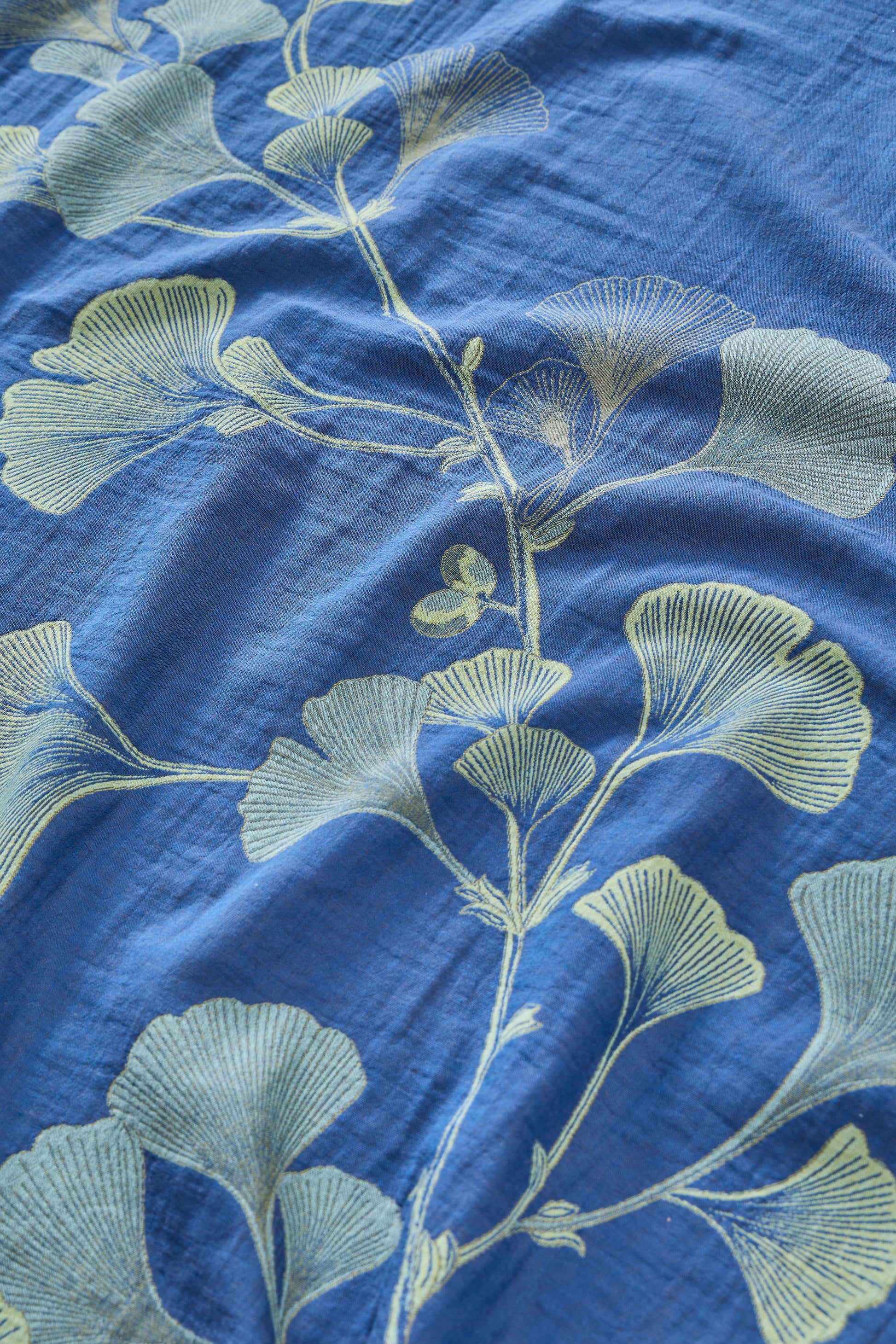 Ensemble de literie en coton à feuilles de ginkgo vintage Ownkoti - image 5