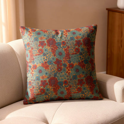 Oreiller en gaze de coton à motif floral vintage Ownkoti - image 2