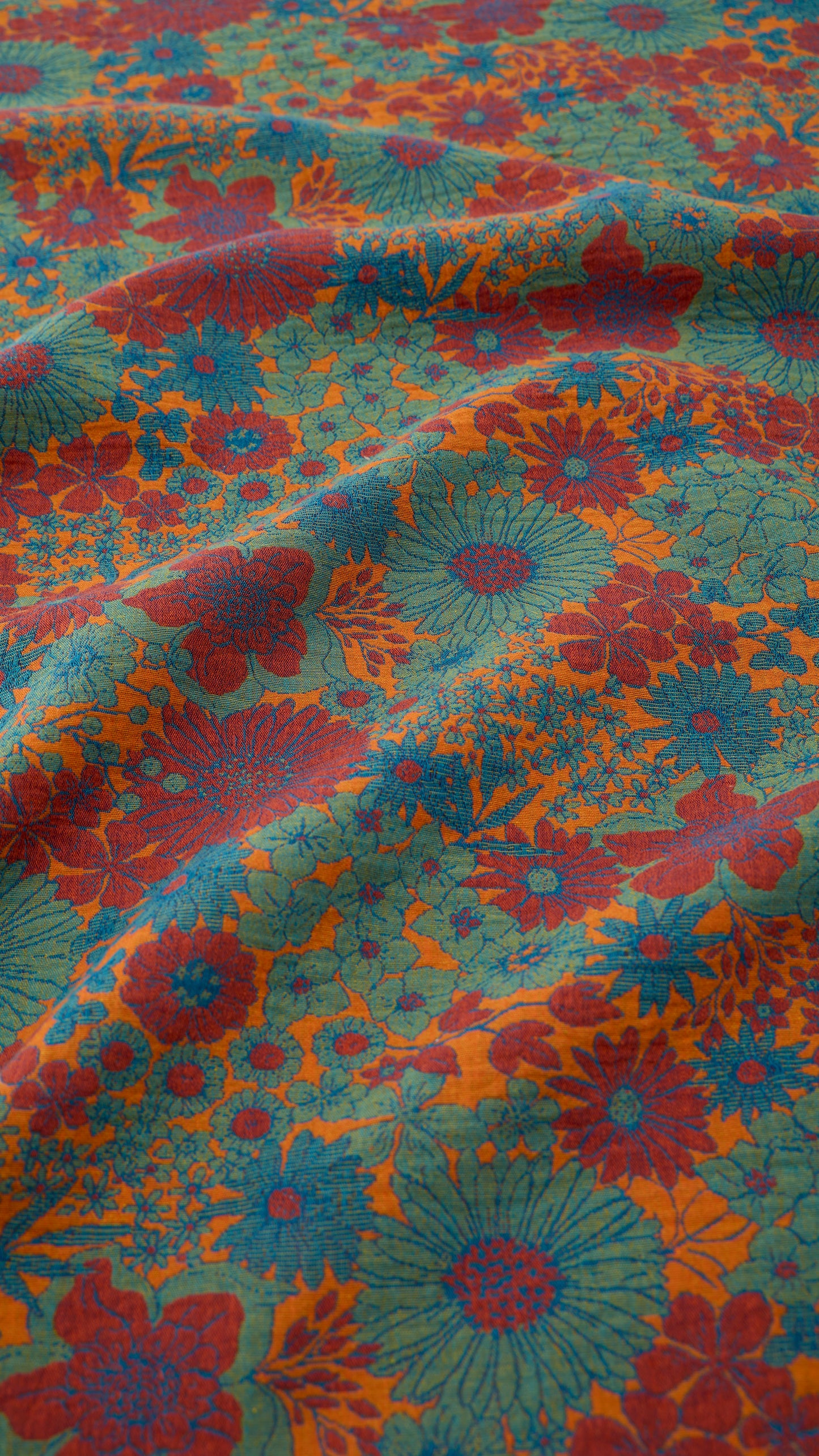 Ensemble de literie en gaze de coton à motif floral rétro Ownkoti - image 8