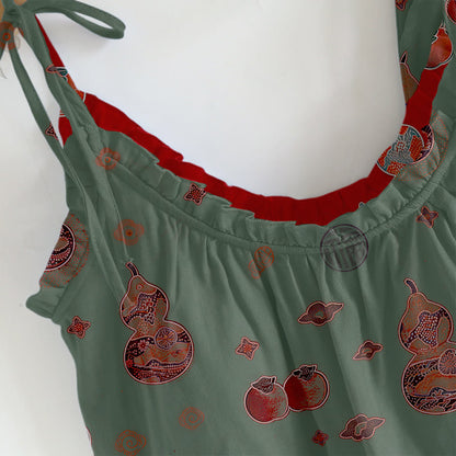 Ensemble pyjama en coton à imprimé de gourde porte-bonheur Ownkoti - image 4